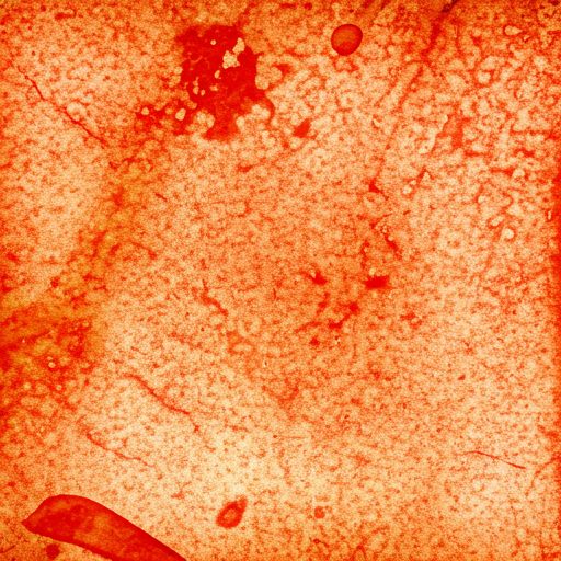 Close-up of a vintage printing press proof sheet